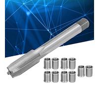 M10X1.0-B | Tap Set Starter & Plug Tap, M10x1.0 Bolt + M12x1.0 Tap, Spark Plug Repair Kit Spark Plug Thread Repair Kit Auto Accessories Hardware Kit