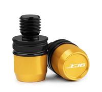 M10X1.25 Compatible With XJ6 Xj6 XJ6-S XJ6-F 2009 2010-2022 Motorcycle CNC Aluminum Rear View Mirror Hole Plug Screw Caps(GOLD)