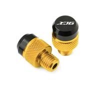 M10X1.25 Compatible With XJ6 Xj6 XJ6-S XJ6-F 2009 2010-2022 Motorcycle CNC Aluminum Rear View Mirror Hole Plug Screw Caps(A Gold)