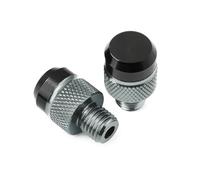 M10X1.25 Compatible With XJ6 Xj6 XJ6-S XJ6-F 2009 2010-2022 Motorcycle CNC Aluminum Rear View Mirror Hole Plug Screw Caps(B Titanium)