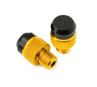M10X1.25 Compatible With XJ6 Xj6 XJ6-S XJ6-F 2009 2010-2022 Motorcycle CNC Aluminum Rear View Mirror Hole Plug Screw Caps(B Gold)