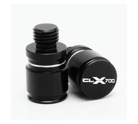 M10X1.25 Motorcycle CNC Accessories Rearview Side Mirror Hole Cap Plug Screw Compatible with CLX700 700CLX 700 CLX Sport Heritage Adv(Black)