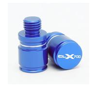 M10X1.25 Motorcycle CNC Accessories Rearview Side Mirror Hole Cap Plug Screw Compatible with CLX700 700CLX 700 CLX Sport Heritage Adv(Blue)
