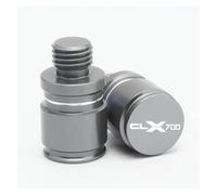 M10X1.25 Motorcycle CNC Accessories Rearview Side Mirror Hole Cap Plug Screw Compatible with CLX700 700CLX 700 CLX Sport Heritage Adv(Titanium)
