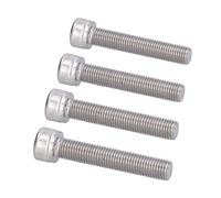 M10X1 25 Schraube M10 1,25 4Pcs Hex Bolt Socket Cap Screw A2 Stainless Steel 1.25Mm Fine Pitch Fastener Hardware (M10*55)