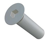 M10X30-8.8 Hex Socket Allen Screw, Countersunk Machine Screw, Flat Head Fastener, 10mm Zinc Plated Steel Screws Suitable for Metal, Construction, Installation, DIY (Pack of 10)
