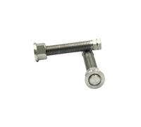 M10x50 M8x50 Motorcycle Chain Adjuster Bolt Rear Axle Block Titanium Screw Nut Kit Compatible With Motocross Dirt Bike Repair Parts(1 Pair M8 Original)