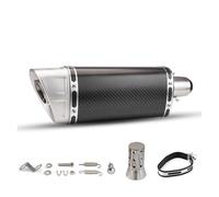 M11 Exhaust Universal Carbon 51mm Motorcycle Muffler With D&B K&iller For YAM&AHA MT09 CBR500R For SU&ZUKI GSXR600 XSR700 Z900 GSX8S R7 F750GS 675SR-R(Style C)