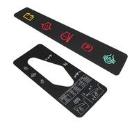 M117670 Dash Panel Decal Instrument Panel Indicator Label and M127539 Shift Quadrant Label for Jo-hn Deere 4X2 6X4 Gator Utility Vehicle