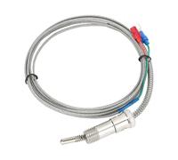 M12 *1.5 thread spring 0-800℃ K J type thermocouple industry temperature sensor Stainless Steel thermocouple type k 1M 2M 3 metres(M12 J type 2M)