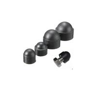 (M12) 10pcs Waterproof Dome Nylon Hex Nut Bolt Cover Cap Protector Protection Cap M6/M8/M10/M12