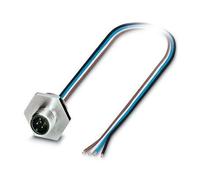 M12 4-Pin Front Mount Sensor Connector Cable 0.5M - 1408415