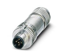 M12 5-Pin Shielded Universal Connector With Push Lock - 1424658