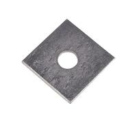 M12 50mm x 50mm x 3mm Thick Square Plate WASHERS ZINC Plated 125pc