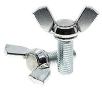 M12 Butterfly Wing Screws Thumb Screws Wing Bolts Steel (Pack of 2) (M12 x 30mm) A06BC