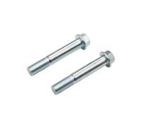 M12 Hex Head Flange Bolt 25 30 40 45 50 60 70 80 90 x 1.25 Pitch, Class 8.8 Zinc (M12-1.25 x 70)