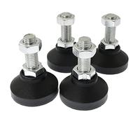 M12 Leveling Feet RLECS 4PCS Leveling Mount Furniture Glide Swivel Leveling Mount Lathe Feet D50xM12xH50
