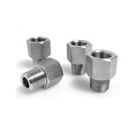 MEXEWORD M12 M14 M16 Female X M8 M10 M12 M14 M16 M18 M20 1/8" 1/4" 3/8" 1/2" Male BSP Thread Stainless Steel High Pressure Pipe Fitting 1pcs(M16x1.5 to M8x1)
