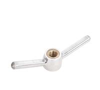 M12 M14 M16 M20 Wing Nuts Hand Screw Handle Screw 304 Stainless Steel Cap Butterfly Locking Copper Nut Sheep Ox Horn Shape Nut-M16(1PCS) with copper