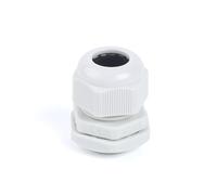 M12-M63*1.5 Waterproof Cable Gland White Nylon Plasitc Connector M Type(63X1.5 (1pcs))