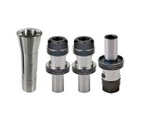 M12 R8 Er20 Chuck Chuck Kit 3Pcs 3/4 Er20 1.38 Tts Tool Holder for CNC Milling Tool Holder Engraving Machine Lathe Mill Spring Electric Tool Aessories