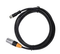 M12 RJ45 Ethernet Cable Premium Shielding, Wear Avoidant, Water Avoidant for Industrial Automation, Surveillance Systems (2m / 6.6ft)
