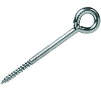 M12 Scaffolding Restraint Tie - Apollo Screw 23mm Eye - Scaffold Fixing Anchor Welded Eyelet Ring Bolt (25, M12 x 120mm)