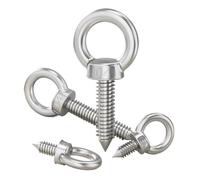 M12 Self Tapping Eyelet Screw, Heavy Duty Eyes Hooks Easy(M12x80mm)