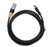 M12 to RJ45 Ethernet Cable, M12 6.56ft Code Male to RJ45 Male Industrial Ethernet Shielded Cable for Industrial Automation (2m)