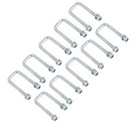 M12 U-Bolt N-Bolt 43mm x 110mm 10 Pack High Tensile for Boat Trailers