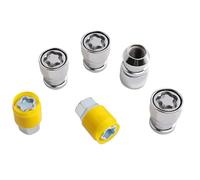 M12 x 1.5 Wheel Lock Lug Nut kit Anti Theft Compatible with Accord Civic Odyssey CR-V ES300 ES330 ES350 Fusion MKZ Camaro b1600 Avenger Neon sc400 Caravan Escape Focus Mark VIII & More Model