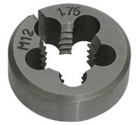M12 x 1.75mm Metric Split Die - Quality Steel - Bar / Bolt Threading Bit & Case