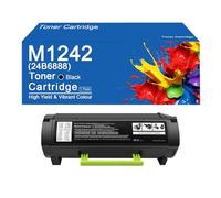 M1242 Toner Cartridges High Yield Replacement 24B6888 Toner for Lexmark M1242 XM1242 Printer, Easy to Install and Use,M1242-1Set