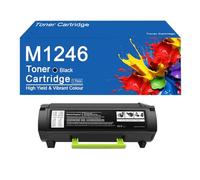 M1246 Toner Cartridge Replacement for Lexmark 24B6886 24B6889 Toner Work for Lexmark M1246 XM1246 Printer,M1246-1Set