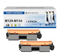 M129-M134 Compatible Toner Cartridge Work For HP LaserJet Pro MFP M129-M132 Ultra MFP M133-M134 Pro M132a 132fw 132nw 132fn Printers,Black-2 PACK