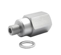 M12X1.2-1/2NPT Aluminum Water Temp Adapter Compatible With SBC | Fits BBC And LS Series Cylinder Heads; For Car Engine Cooling