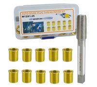 M12x1.25 Spark Plug Thread Repair Solution for Home Garage and Professional Workshop Automotive Technicians Automotive Thread Repair