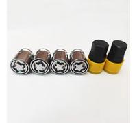 M12X1.5 M12X1.25 M14X1.5 4Nuts+2Keys 36mm Steel Auto Car Wheel Lock Nuts Locking Lug Nuts Long Steel Lug Bolts Tire Studs Car Accessories auto wheel bolts(M14x1.5)