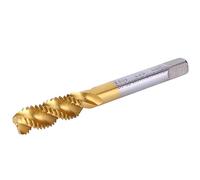 M12x1.75mm Spiral Fluted Tap | 5% Cobalt HSS for Stainless Steel/Alloy Steel/Die Steel | High Speed Steel Screw Tap Drill Tool | 89mm Total Length