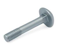 M12x80mm Coach Bolts by Keple, 5 Pack Alloy Steel, Square Neck Mushroom Head Bolts, Gate, Door, Headboard Bolts, Zinc Plated & Corrosion Resistant, Carriage Coach Screws, Made to DIN 603