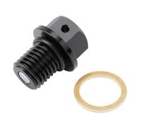 M12xP1 5 Magnetic Oil Drain Plug Compatible With 400 250 250R 250SL 600R 650R 1000 Z250SL Z800 Z1000 KLX 125 150S 110 Motorcycle Engine(Black)