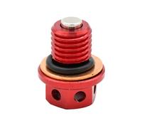 M12xP1.5 Oil Drain Plug Bolt Screw For CRF CR XR 80 100 125 250 350 480 500 650L 1981-2013 CR125R CR250R 1974-2001 Parts Fairing Bolt Kit(RED)