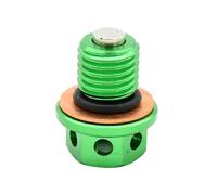 M12xP1.5 Oil Drain Plug Bolt Screw For CRF CR XR 80 100 125 250 350 480 500 650L 1981-2013 CR125R CR250R 1974-2001 Parts Fairing Bolt Kit(GREEN)