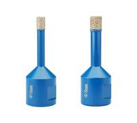 M14 Diamond Drill Bits 2Pcs 6mm 8mm Diamond Porcelain Tile Glass Drill Bit Vacuum Brazed Tip Masonry Drill Bits Set