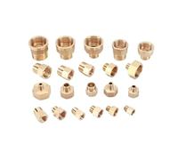 M14 M16 M18 M20 M22 M24 1/8" 1/4" 3/8" 1/2" Female to Male Thread Brass Socket Pipe Fitting Coupling Joint (63 * 25mm)