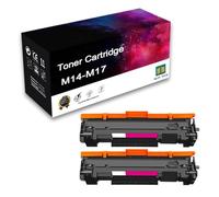 M14-M17 Black Toner Cartridge High Yield Replacement for HP LaserJet Pro M16a M16w M17w 17a MFP M29a M29w M30w M30a Printers, 1600 Pages, 2pc-1600 pages