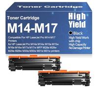 M14-M17 Toner Cartridges Compatible for HP Laser Pro M14a M14w M15a M15w M16a M16w M17a M17w MFP M28a M28w M29a M29w M30a M30w M31a M31w printers 1600 Pages,M14 M17-2PC