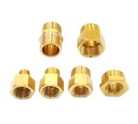 M14 M20 1/8" 1/4" 3/8" 1/2" BSP Female Male Thread Brass Reducer Bushing Pipe Fitting Adapter(M14x1.5 F to 3l8 M)