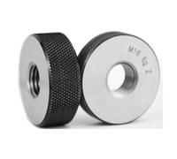 M14 - M20 Thread Ring Gauge Set - 6G-6H GO-NOGO Measuring Tool for Internal Thread Tolerance - 2pcs Steel Gages(M14x2.0)