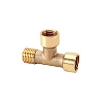 M14 M22 Brass Connector Reduce Jiont Pipe Fittings Brass Accessiroes Straight Elbow 3-Way 4-Way Female Male Thread Adapter(4)
